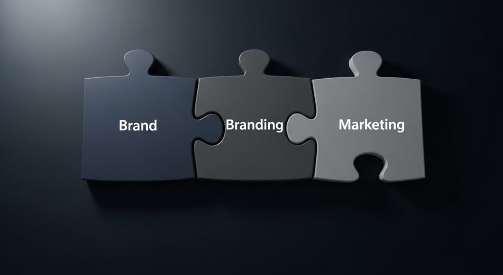 Brand vs. Branding vs. Marketing